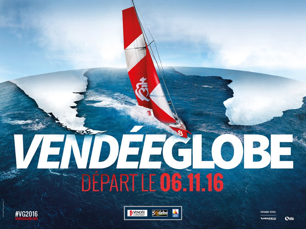 Affiche Vendee Globe 2016 CHALLENGE OCEAN