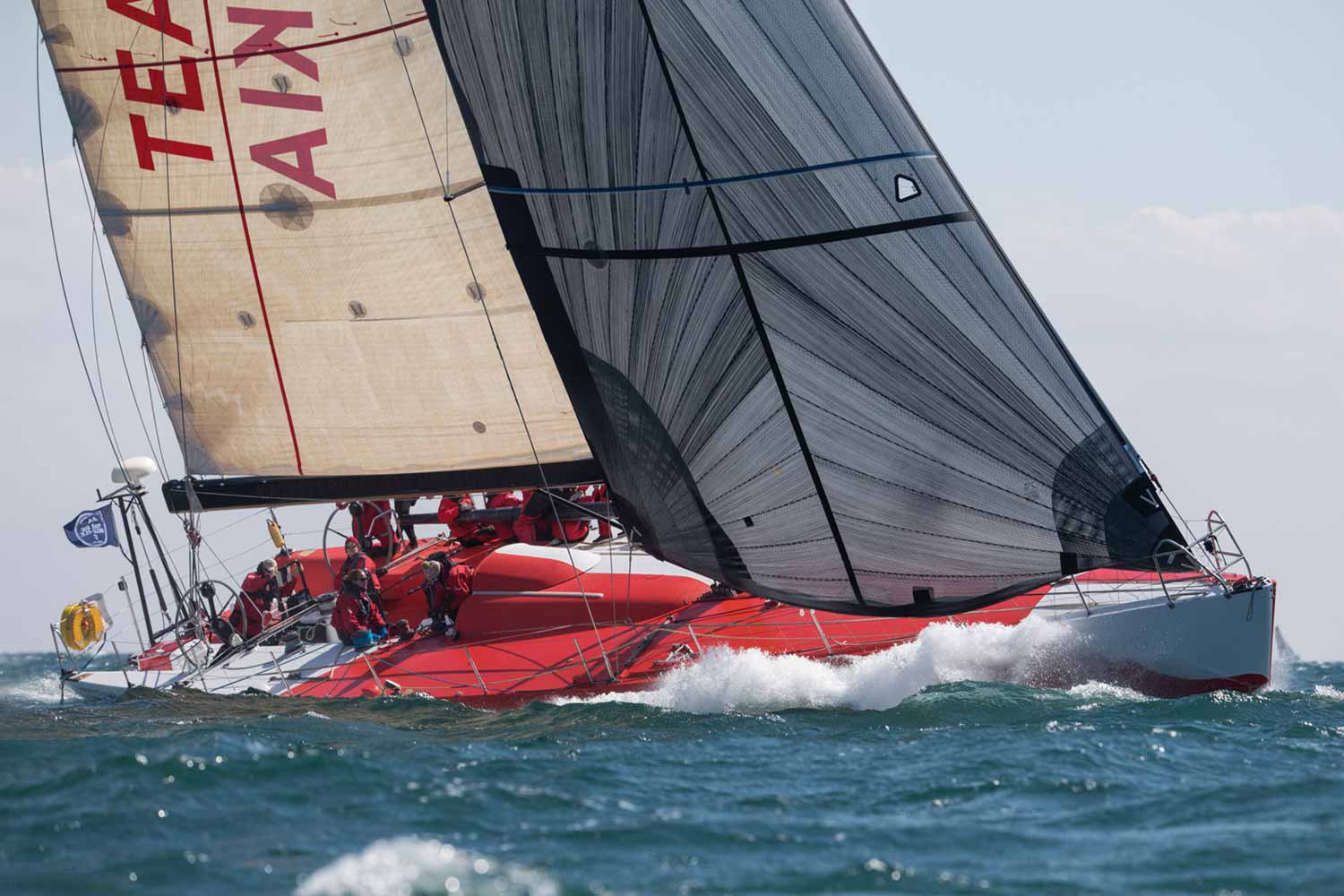 volvo 60 racing sailboat