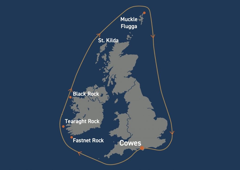 équipier en course round britain ireland race