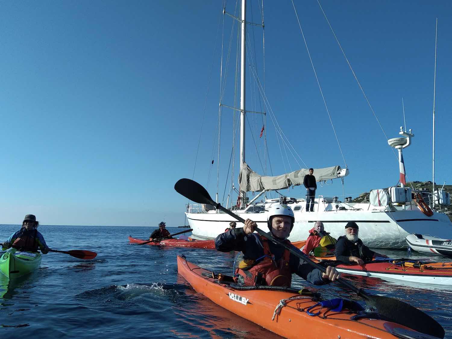 séjour voile kayak de mer